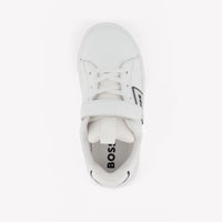 Boss Jongens Sneakers In Wit