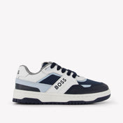 Boss Jongens Sneakers In Navy