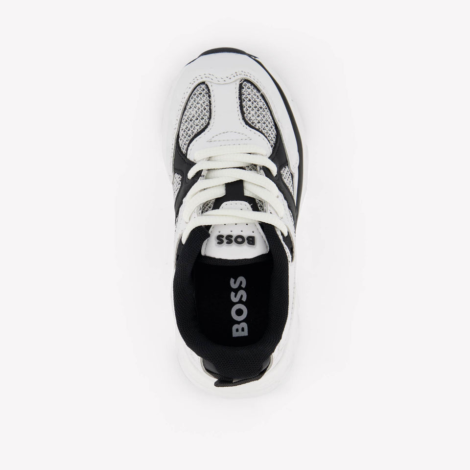Boss Boys Sneakers  White
