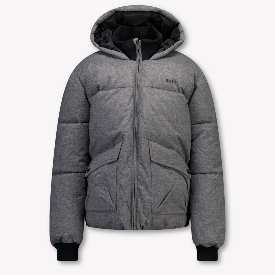 Boss Kids Boys Winter Jacket  Anthracite