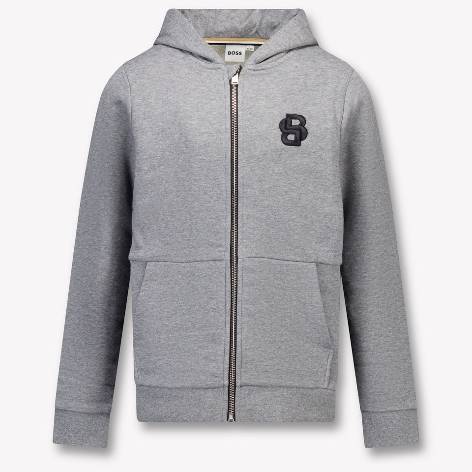 Boss Kinder Jongens Vest In Antraciet