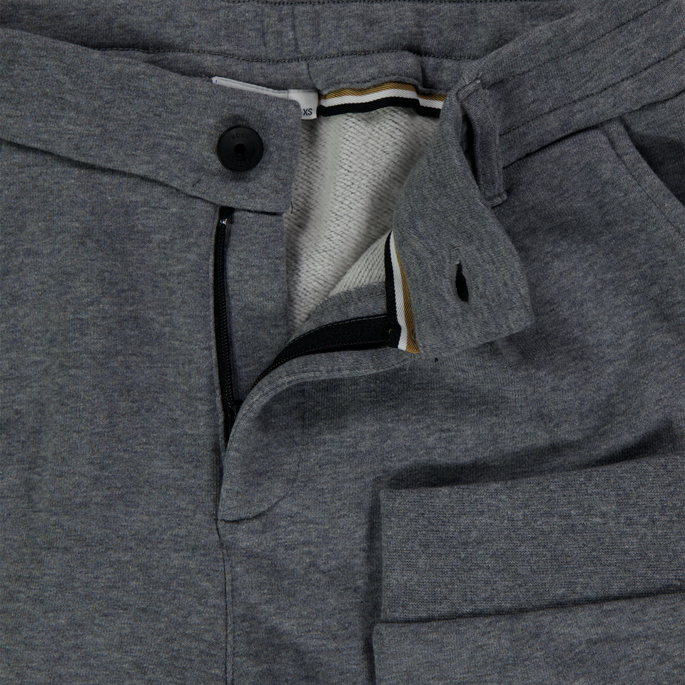 Boss Kinder Jongens Broek In Antraciet