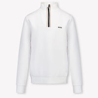 Boss Kids Boys Sweater  White