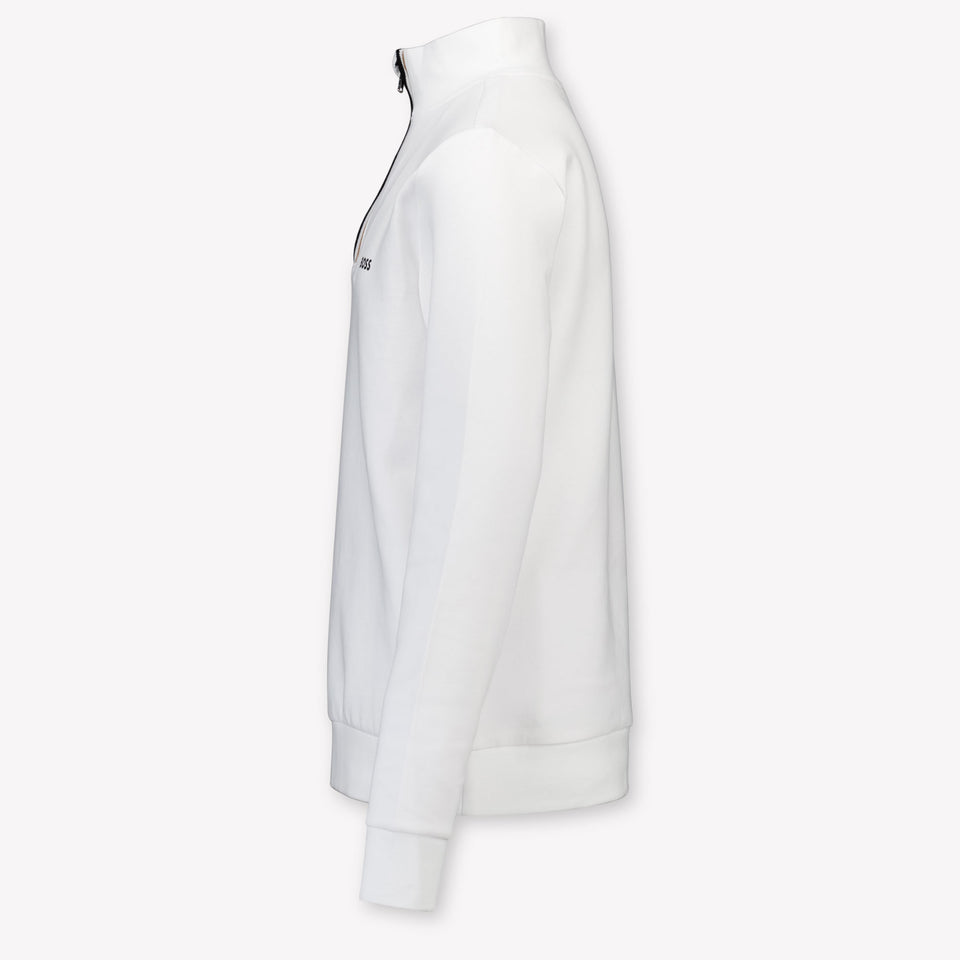 Boss Kinder Jongens Trui In Wit