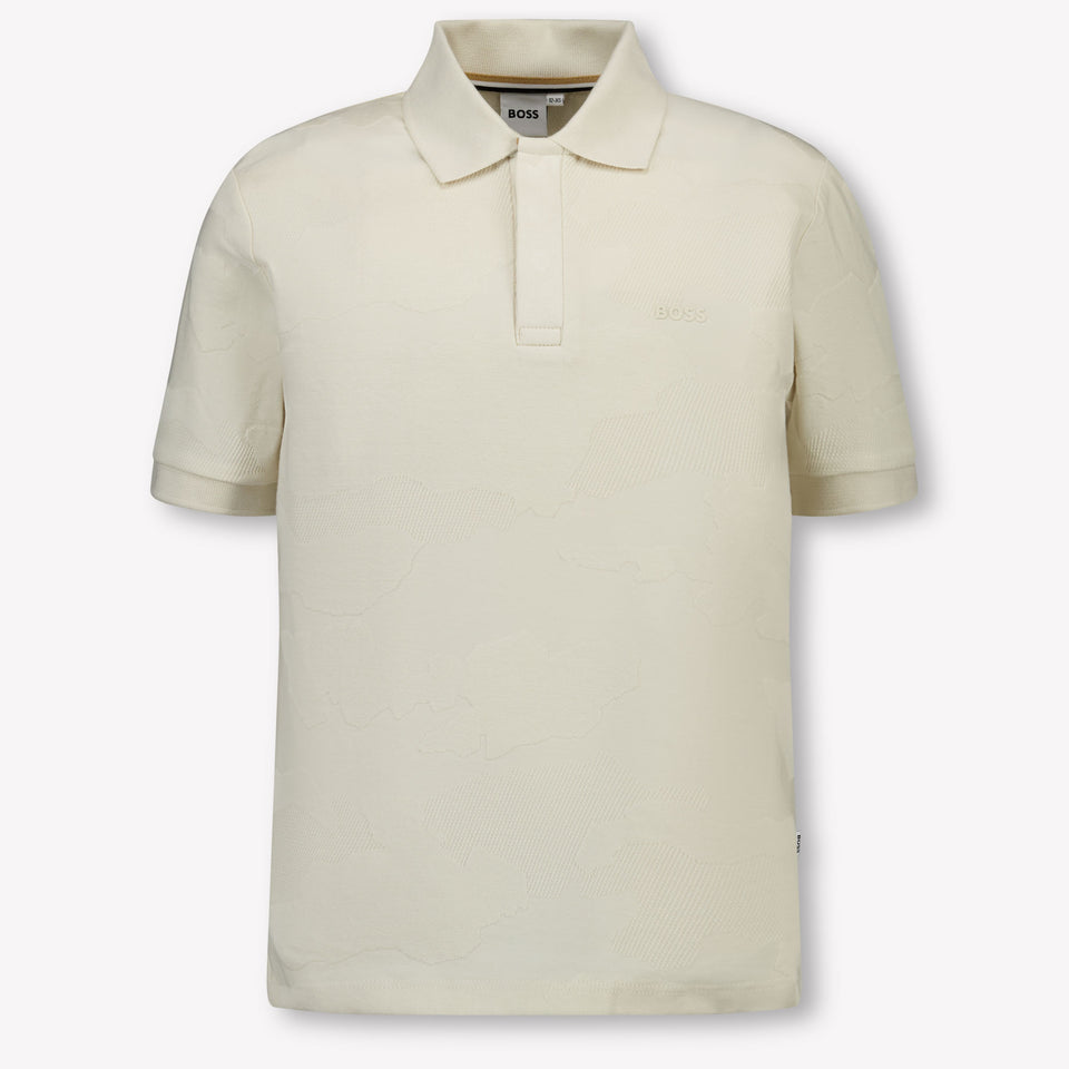 Boss Kids Boys Polo  Light Beige
