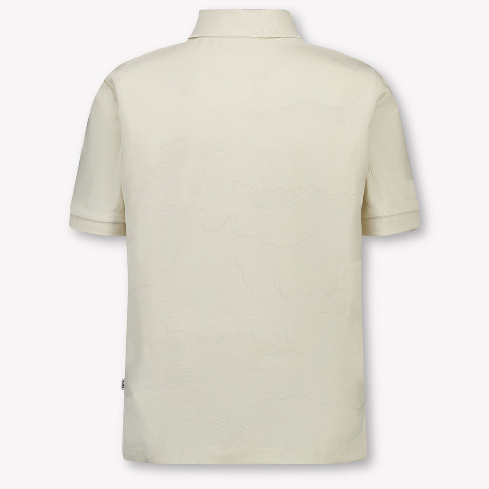 Boss Kids Boys Polo  Light Beige