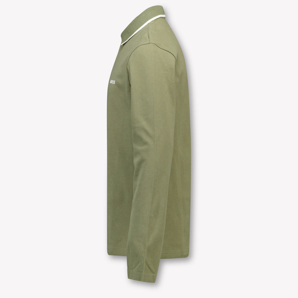 Boss Kids Boys Polo  Army