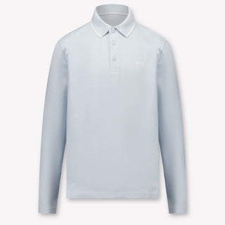 Boss Kids Boys Polo  Light Blue