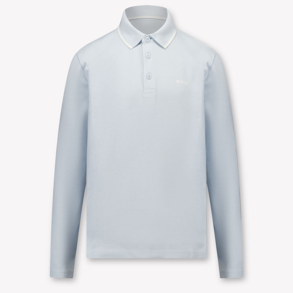 Boss Kids Boys Polo  Light Blue