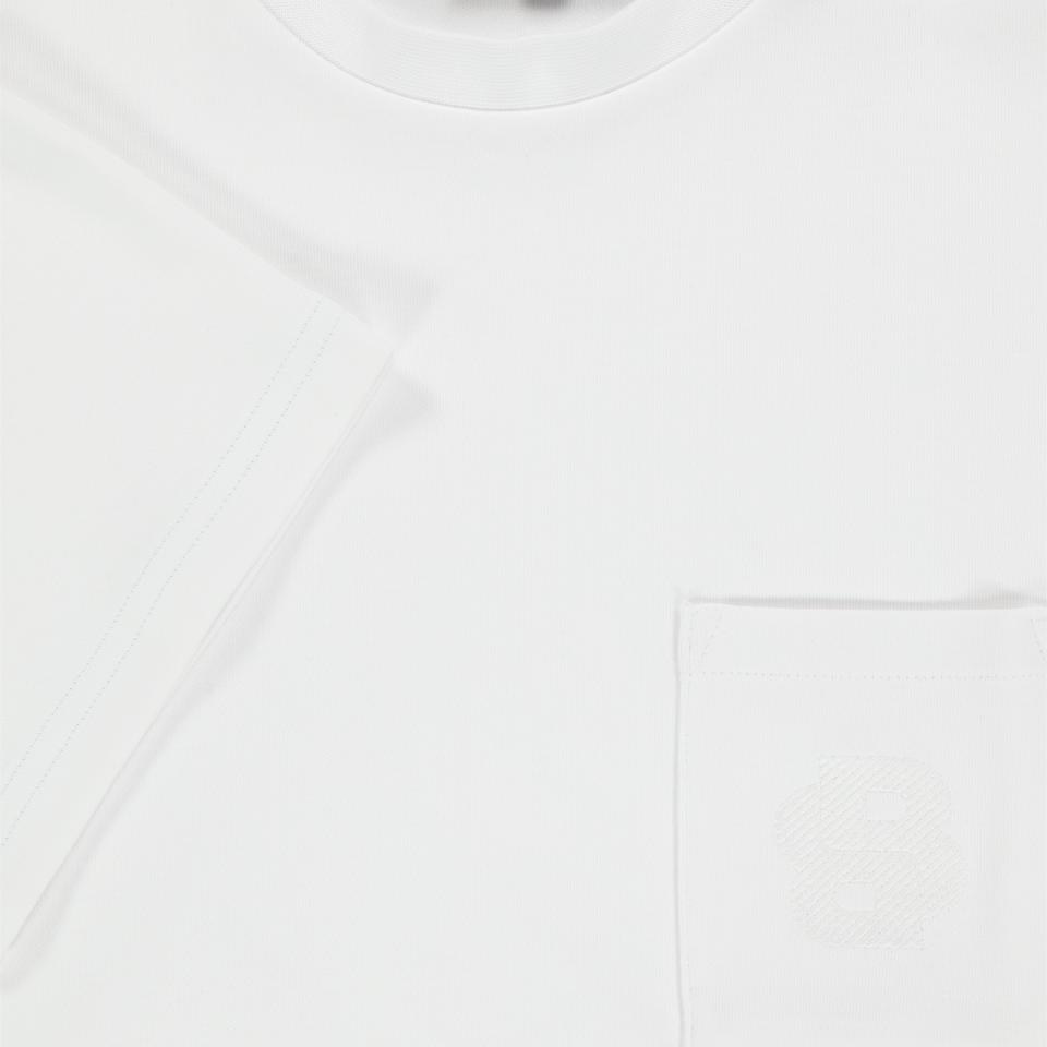 Boss Kinder Jongens T-Shirt In Wit