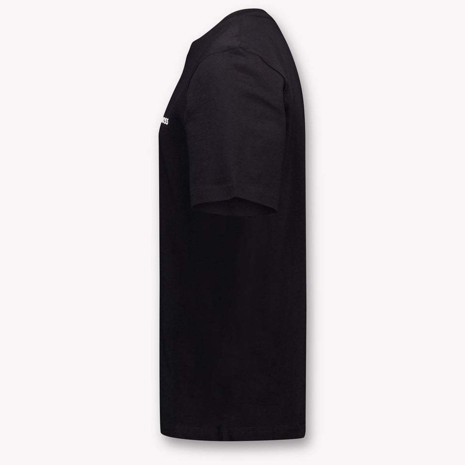 Boss Kinder Jongens T-Shirt In Zwart