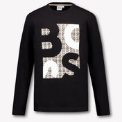 Boss Kids Boys  T-Shirt Black