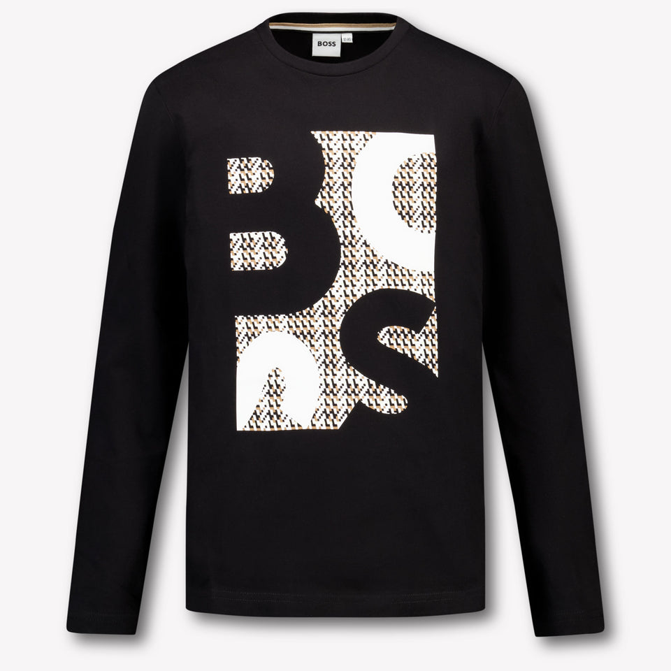 Boss Kids Boys  T-Shirt Black