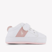 Ralph Lauren Ryley Ps Layette Baby Girls Sneakers  White