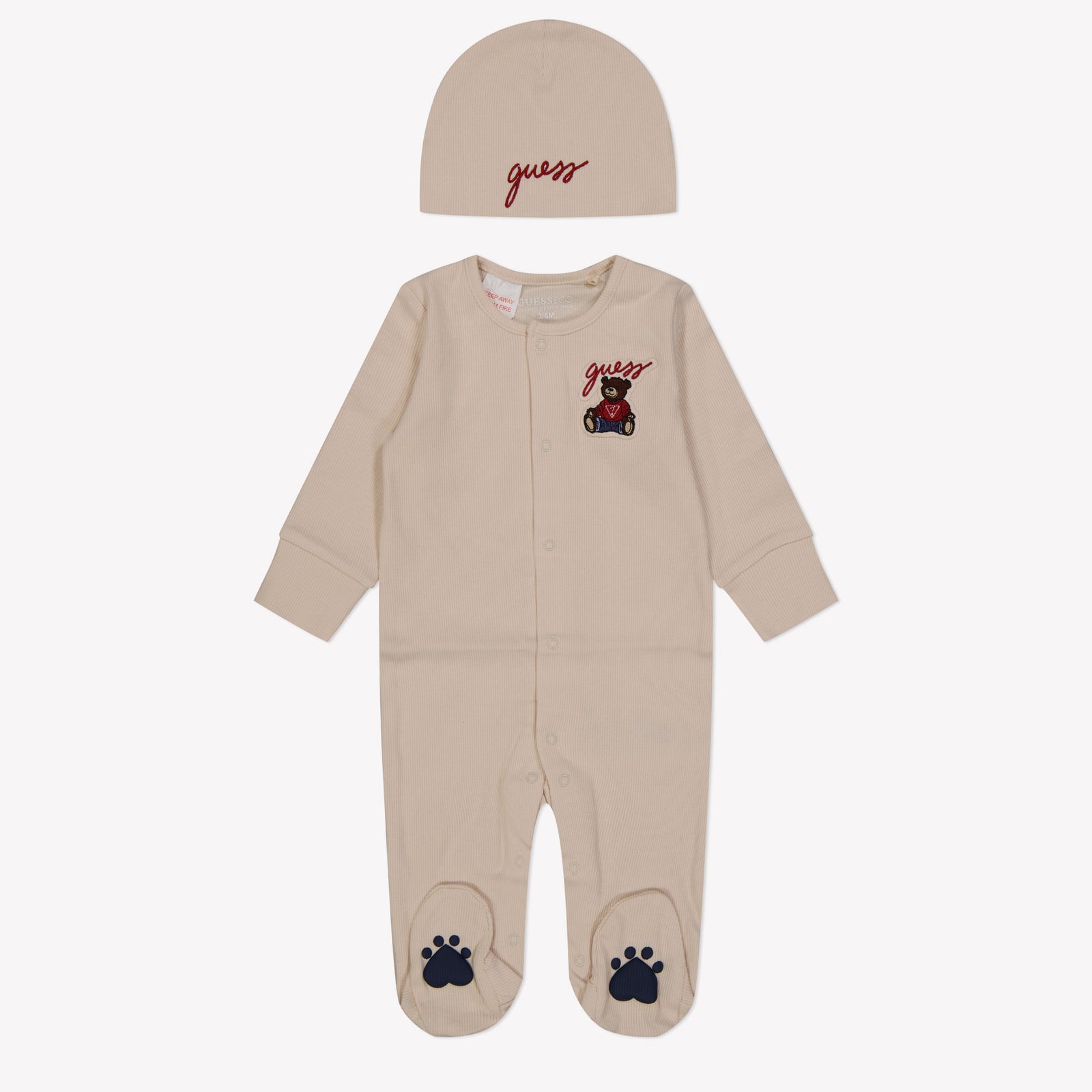 Guess Baby Boys Playsuit  Ecru