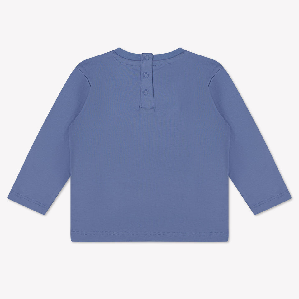 Guess Baby Jongens T-Shirt In Licht Blauw