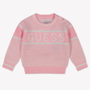 Guess Baby Girls Sweater  Light Pink