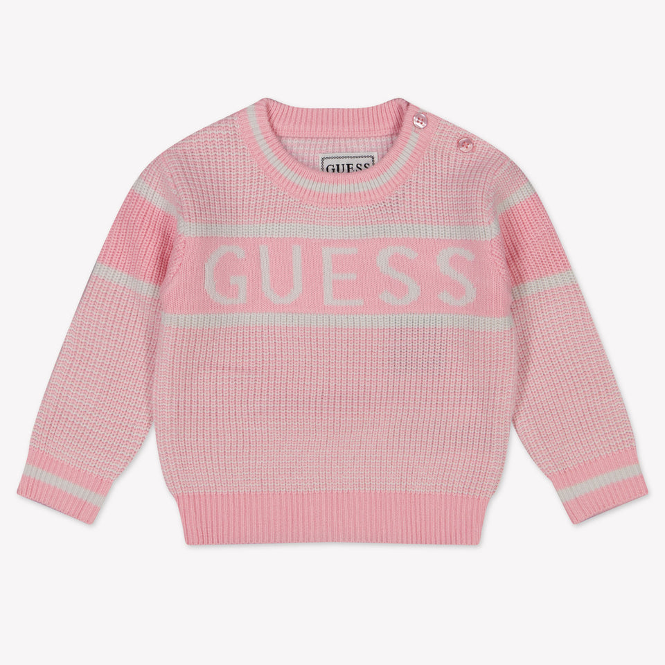 Guess Baby Girls Sweater  Light Pink