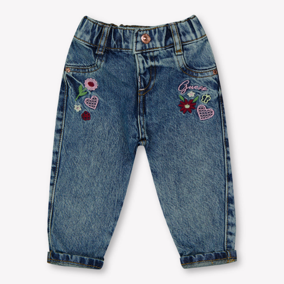 Guess Baby Meisjes Jeans In Blauw