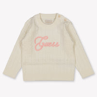 Guess Baby Meisjes Trui In Off White
