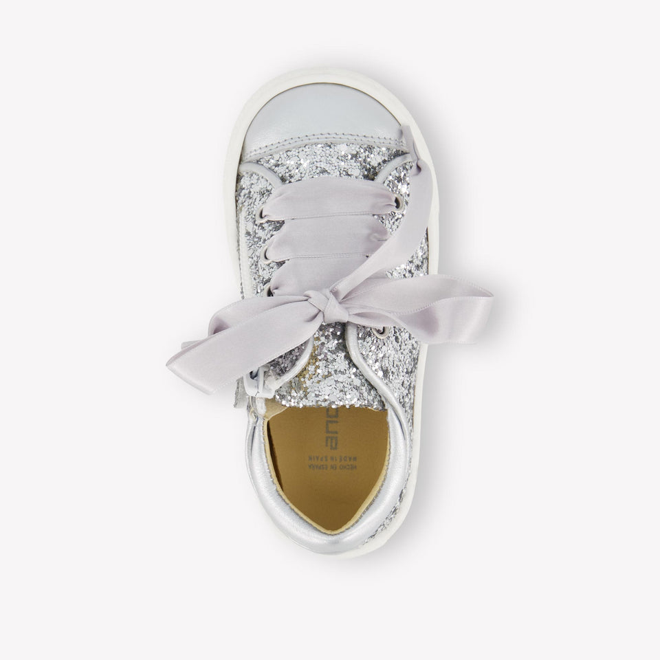 Andanes Girls Sneakers  Silver