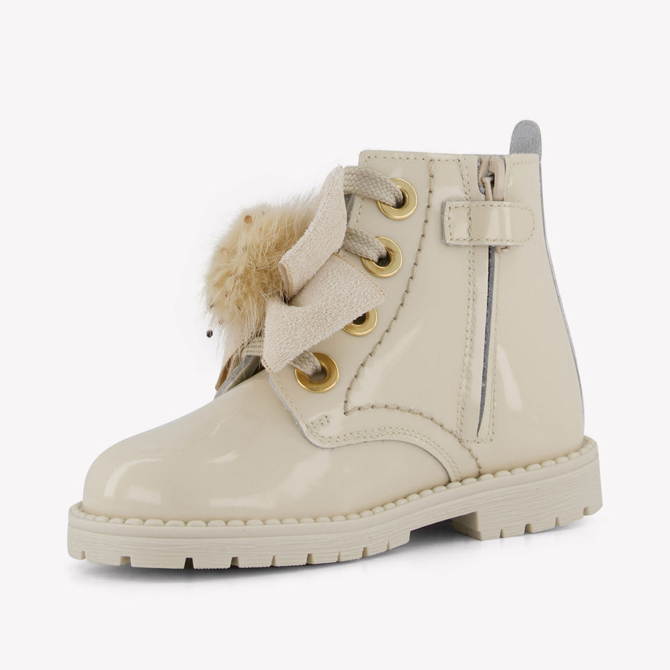 Andanes Girls Boots  Beige