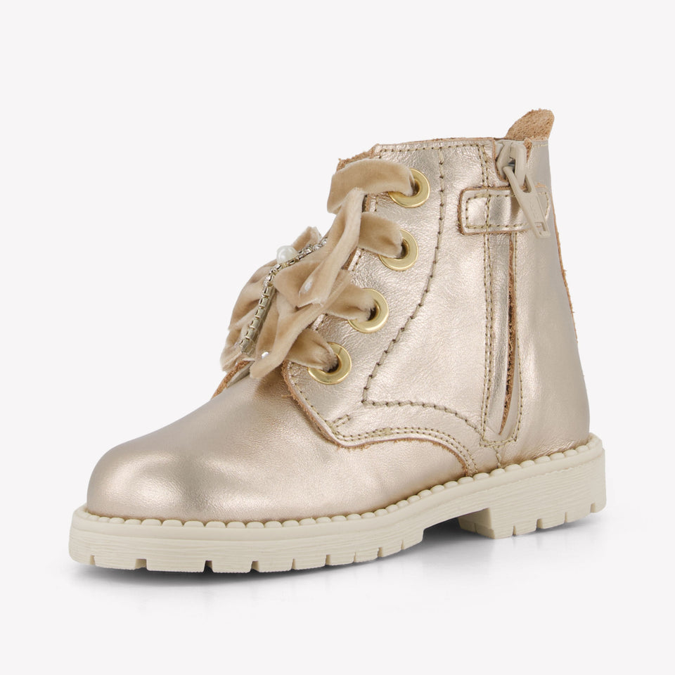 Andanes Girls Boots  Gold