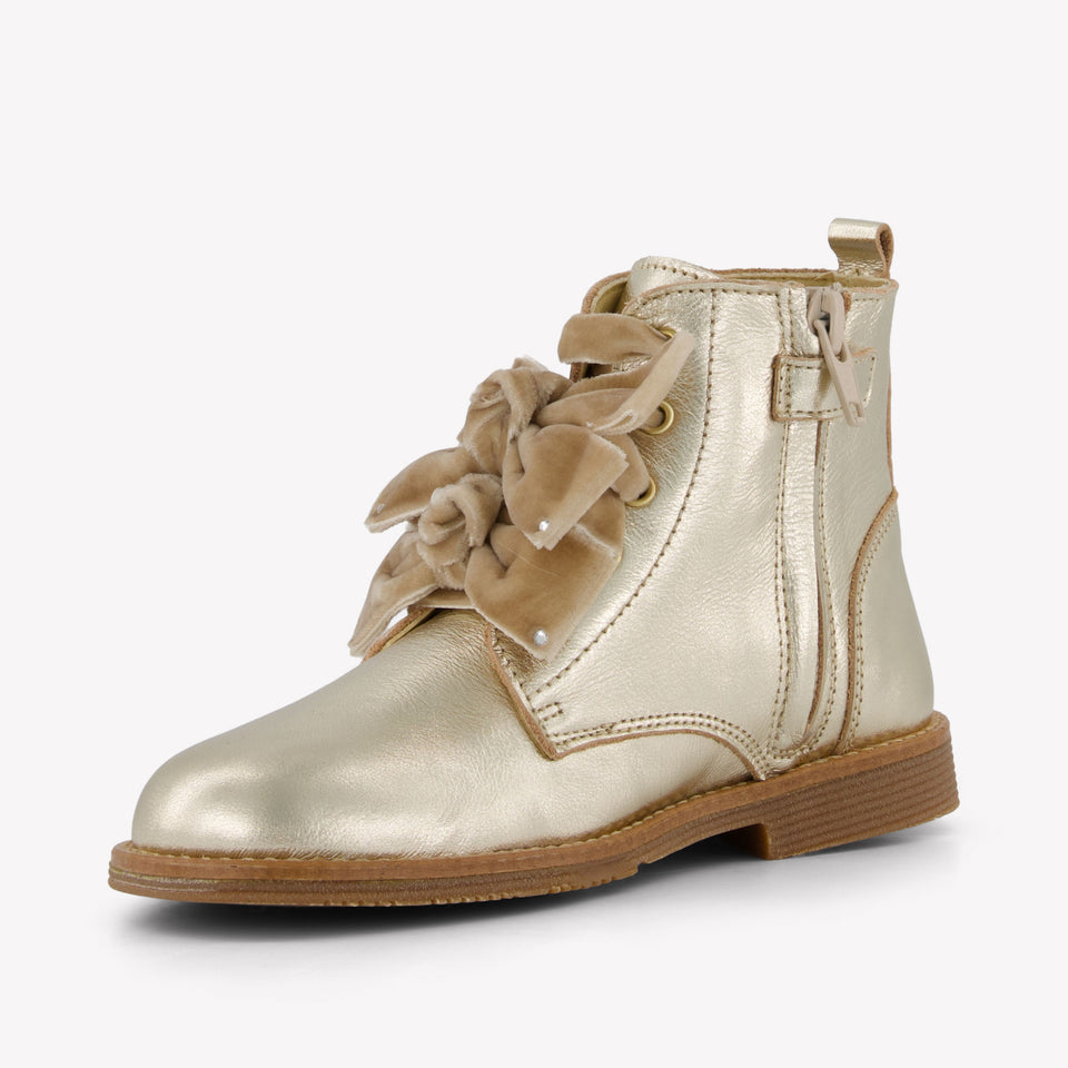 Andanes Girls Boots  Gold