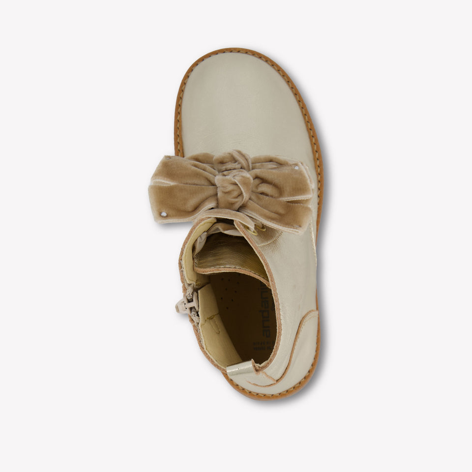 Andanes Girls Boots  Gold