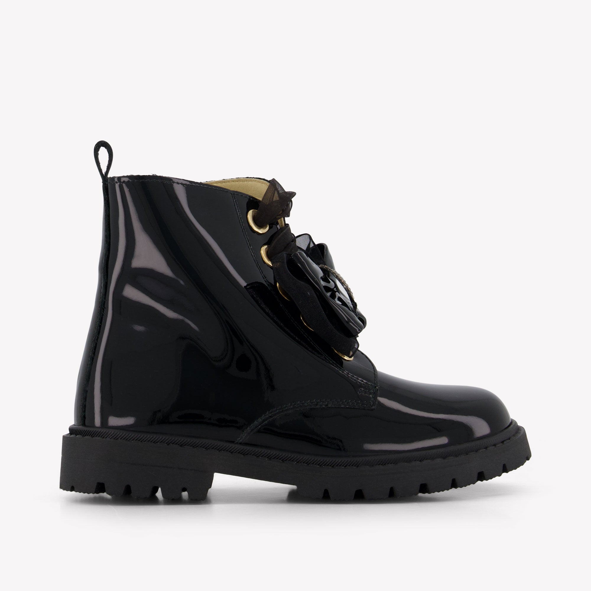 Andanines Meisjes Laarzen In Zwart