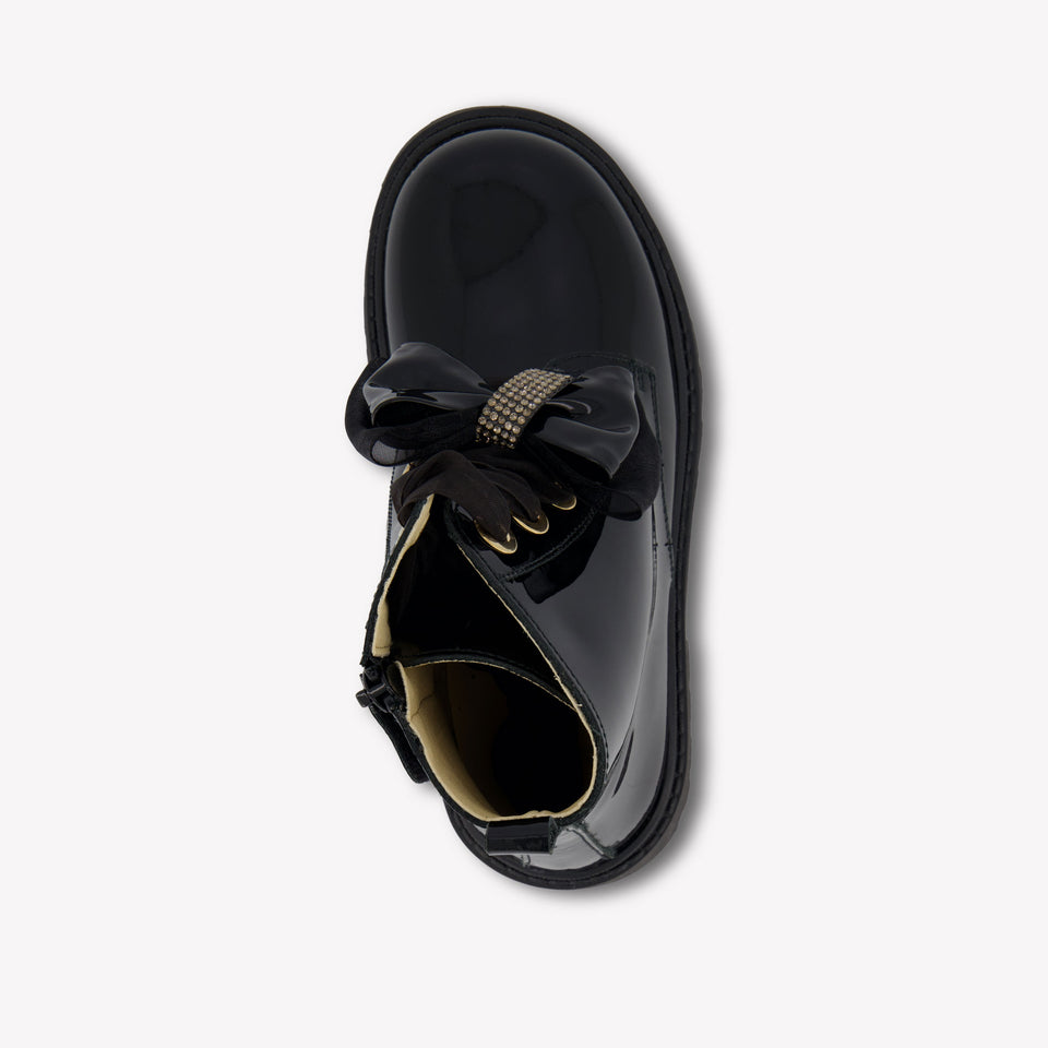 Andanines Meisjes Laarzen In Zwart