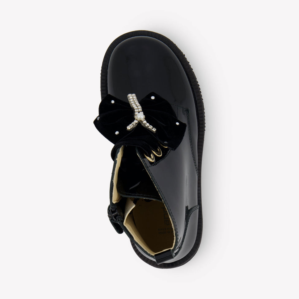 Andanines Meisjes Laarzen In Zwart