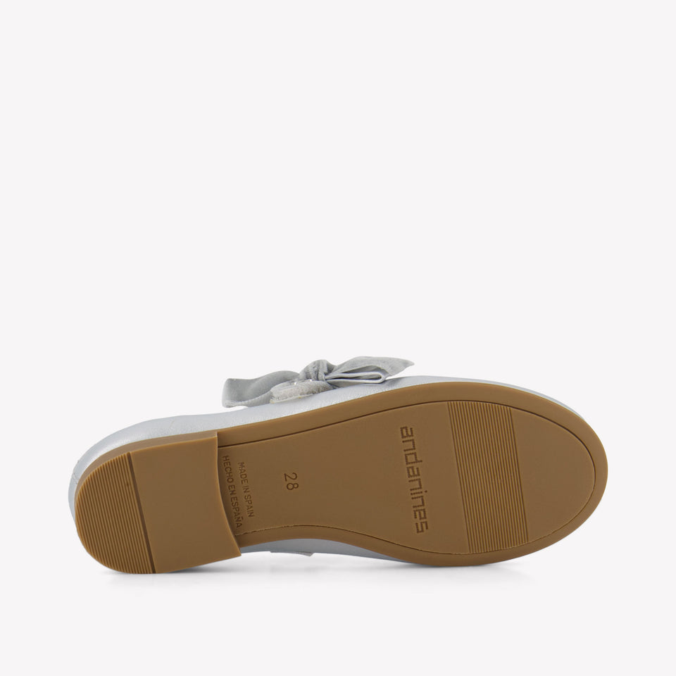 Andanes Girls Shoes  Silver