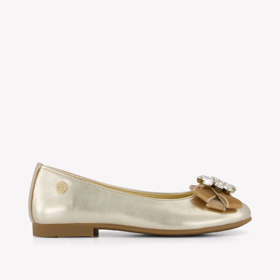 Andanines Girls Shoes in Gold