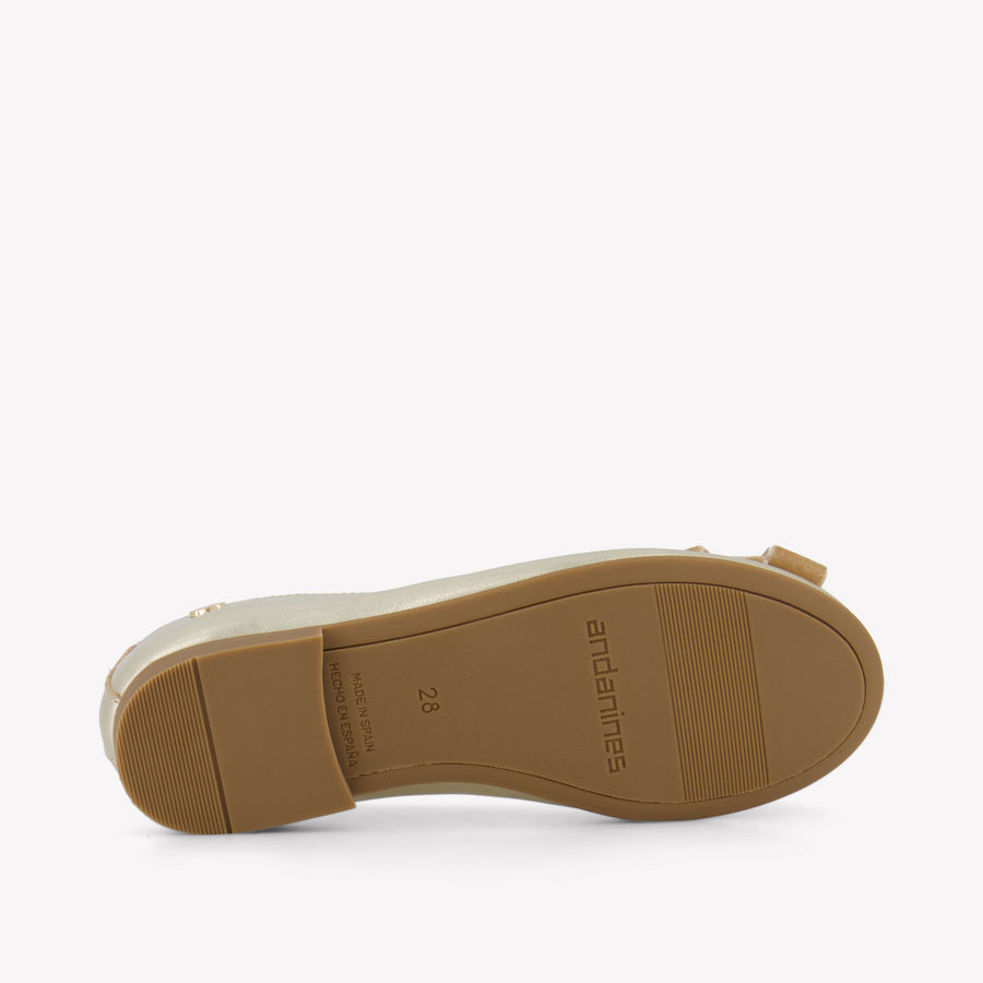 Andanes Girls Shoes  Gold