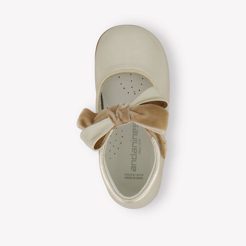 Andanes Girls Shoes  Gold
