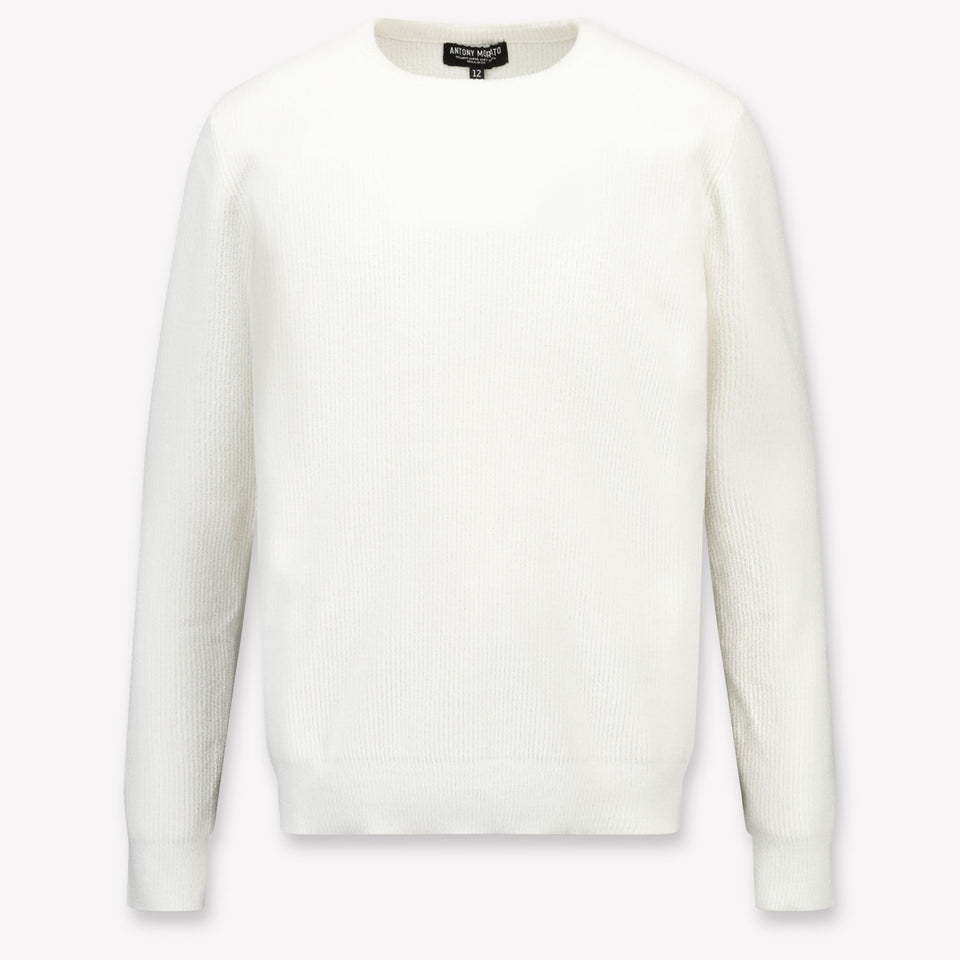 Antony Morato Kids Boys Sweater  Offwhite
