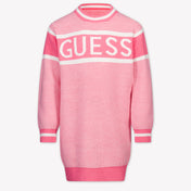 Guess Kinder Meisjes Jurk In Roze
