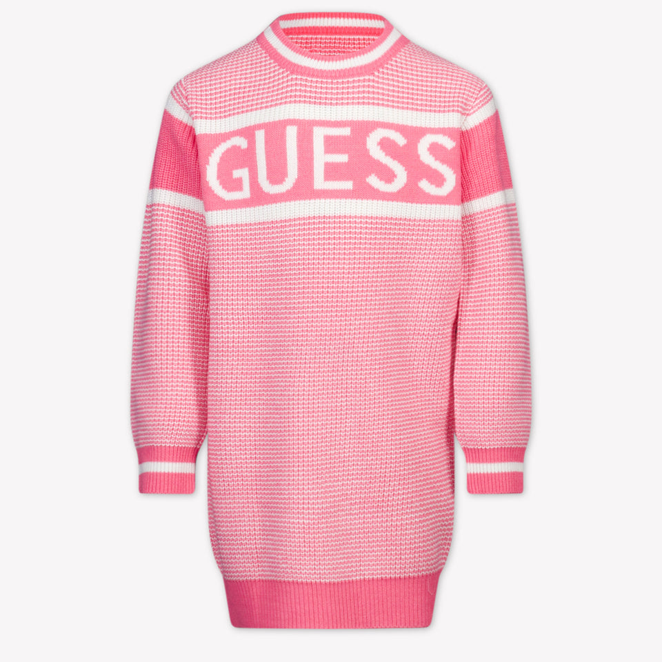Guess Kinder Meisjes Jurk In Roze