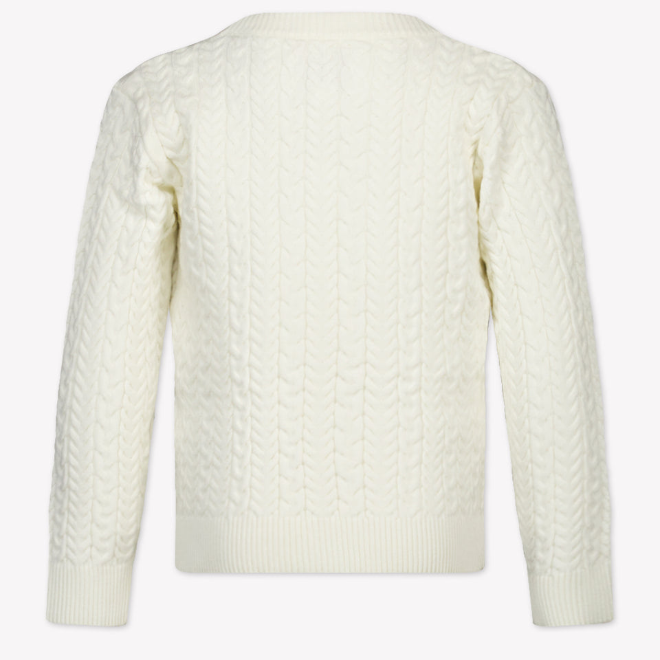 Guess Kinder Meisjes Trui In Off White