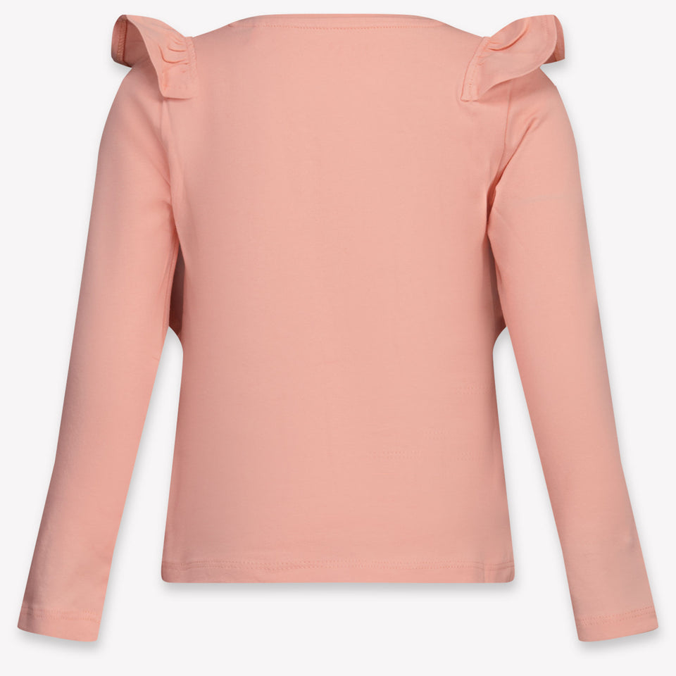 Guess Kinder Meisjes T-Shirt In Zalm