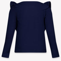 Guess Kinder Meisjes T-Shirt In Navy