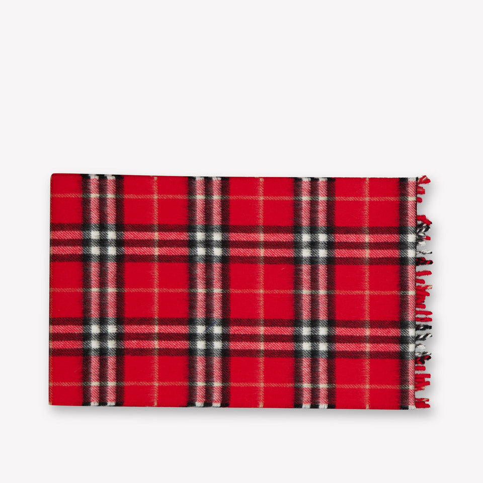 Burberry Kids Unisex Scarves  Red