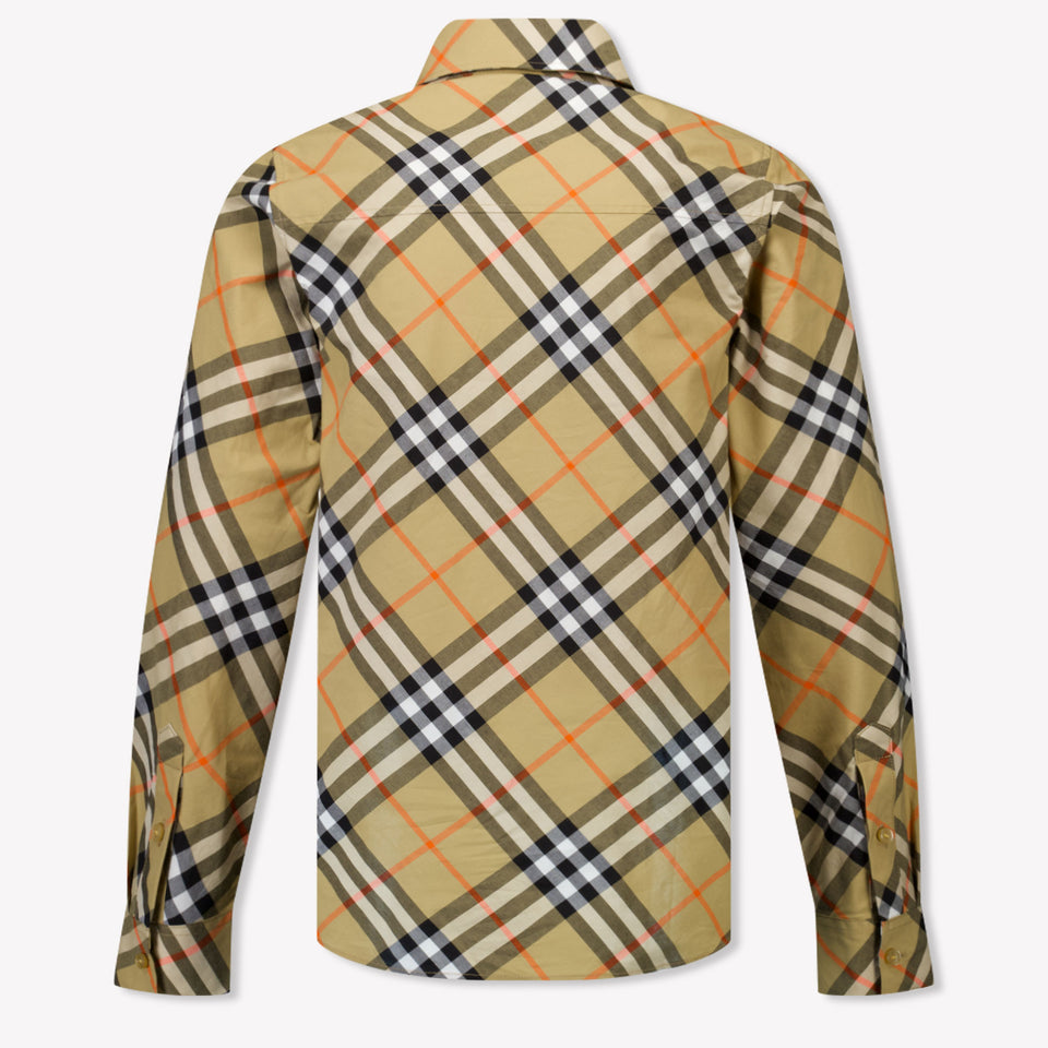 Burberry Owen Kids Boys Blouse  Beige