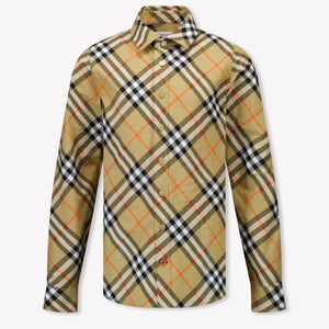 Burberry Owen Kids Boys Blouse  Beige