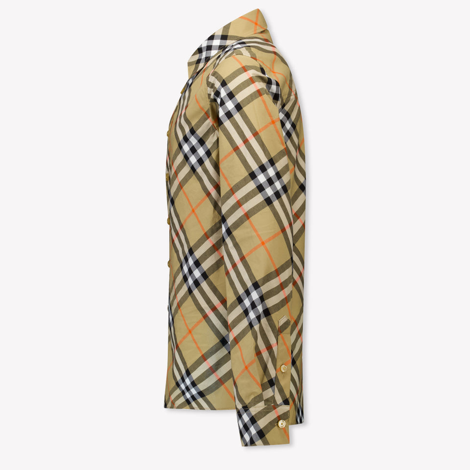 Burberry Jongens Blouse Beige