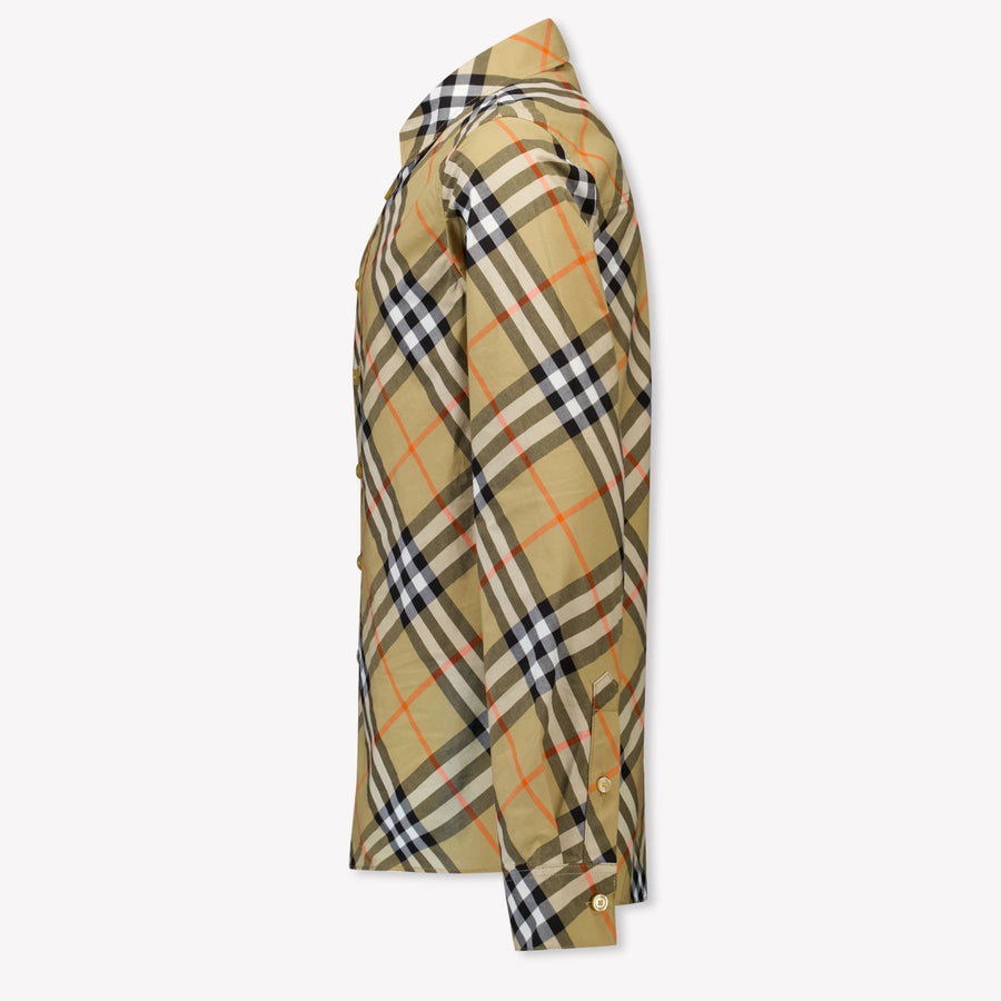 Burberry Owen Kids Boys Blouse  Beige