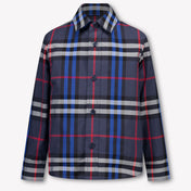 Burberry Owen Kinder Jongens Blouse In Donker Blauw