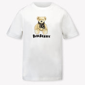 Burberry Kids Unisex T-Shirt  White