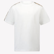 Burberry Kids Unisex T-Shirt  White